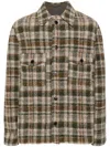 Isabel Marant Checkered Knit Jacket Brushed Finish