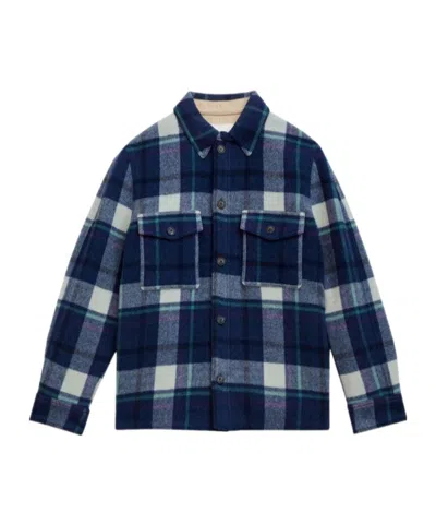 ISABEL MARANT ISABEL MARANT KEVRON CHECKED SHIRT JACKET