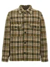 Isabel Marant Checkered Knit Jacket Brushed Finish In Multicolor
