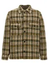 Isabel Marant Checkered Knit Jacket Brushed Finish In Multicolour