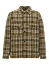 Isabel Marant Checkered Knit Jacket Brushed Finish In Multicolour