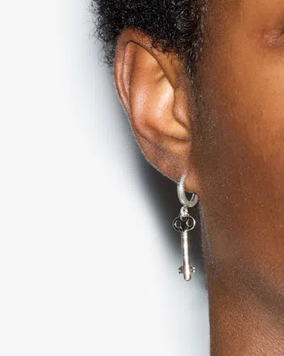 Isabel Marant Key Of Love Earring In Gray