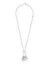 Isabel Marant Key Pendant Necklace In Gray