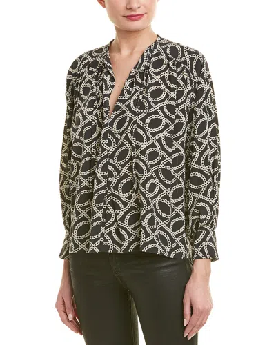 ISABEL MARANT ISABEL MARANT KEYHOLE SILK-BLEND TOP