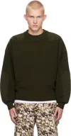 Isabel Marant Khaki Bartolo Sweater In Khaki 67ki