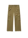 Isabel Marant Womens Khaki Josine Cargo-pocket Cotton Trousers In Khaki