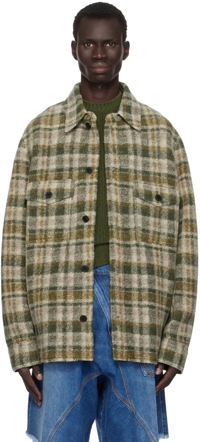 ISABEL MARANT KHAKI KERVON JACKET