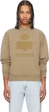 Isabel Marant Round-neck Sweater In Khaki