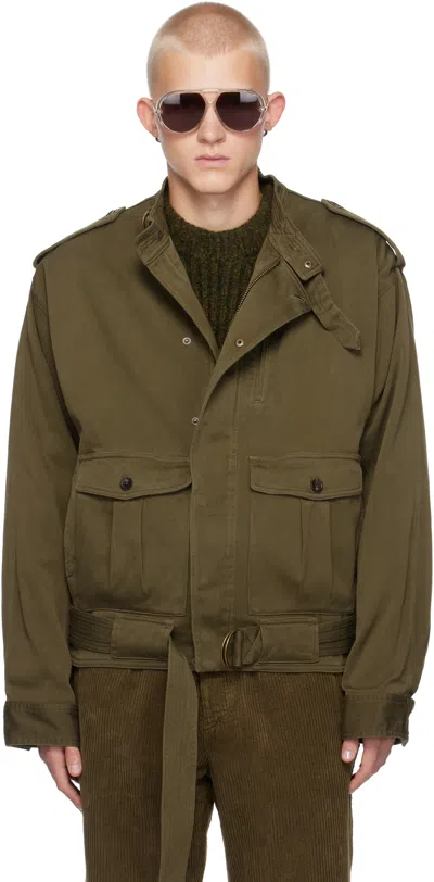 Isabel Marant Khaki Tomei Jacket In 50bz