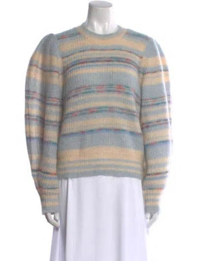 Pre-owned Isabel Marant Kid Mohair Striped Sweater
