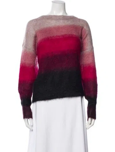 Pre-owned Isabel Marant Kid Mohair Striped Sweater W/ Tags In Multi