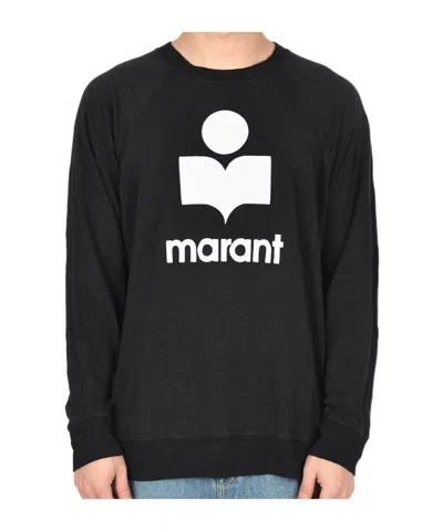Isabel Marant Kieffer Logo Printed T-shirt In Black
