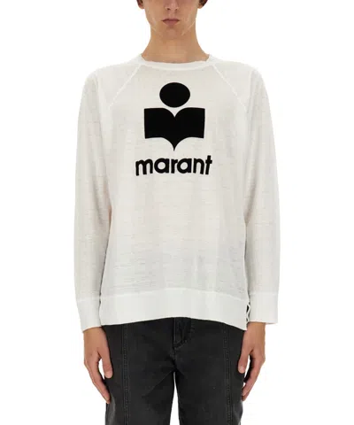 Isabel Marant Kieffer Long Sleeve T-shirt In White