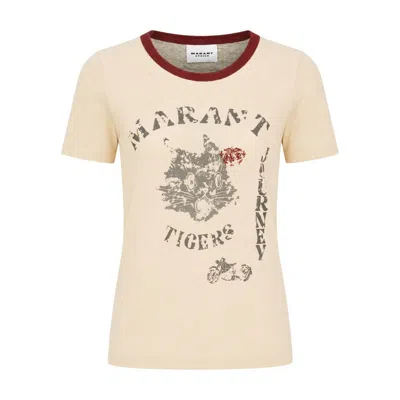 Isabel Marant Kiliann T-shirt -  - Linen - Beige In Neutral