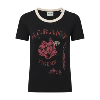 Isabel Marant Kiliann T-shirt -  - Linen - Black