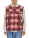Isabel Marant Plaid Checked Zip-up Gilet In Multi