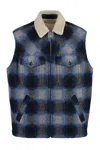 Isabel Marant Vest Sleeveless Zippered Check Motif