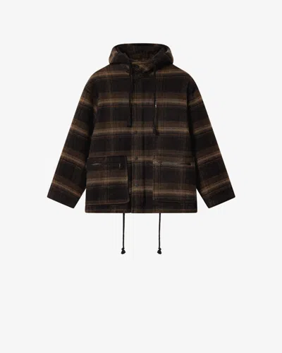 Isabel Marant Kiril Coat In Brown