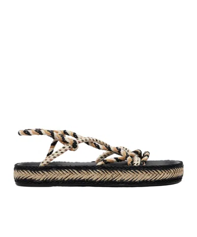 Isabel Marant Kitza Open-toe Flat Sandals In Black