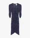Isabel Marant Albini Stretch Silk Midi Dress