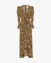 Isabel Marant Albini Dress In Leopard