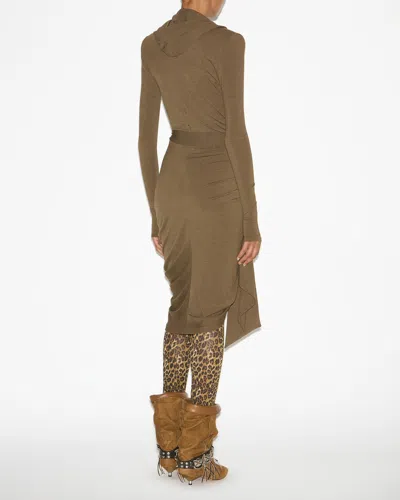 Isabel Marant Alixa Dress In Bronze