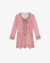 Isabel Marant Kleid Charlina In Antique Pink