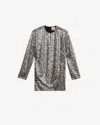Isabel Marant Kleid Heliane In Silver