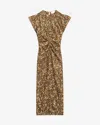 Isabel Marant Terena Dress In Leopard