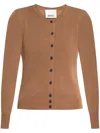 Isabel Marant Kleo Cardigan In Brown