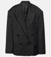 ISABEL MARANT KLERO CHECKED VIRGIN WOOL BLAZER