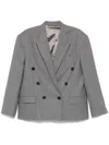 Isabel Marant Klero Blazer In Gray