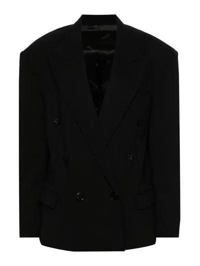 Isabel Marant Klero Stretch Wool Blazer In Black