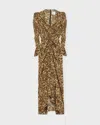 Isabel Marant Klänning Albini Leopard
