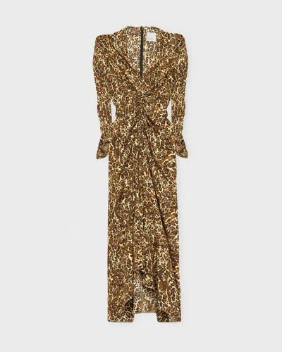 Isabel Marant Klänning Albini Leopard