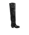 Isabel Marant 40mm Amati-gb Leather Knee High Boots In Black