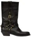 Isabel Marant Knee-high Leather Boots With Buckle Detail