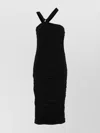 Isabel Marant Knee Length Dress With Asymmetric Halter Neckline