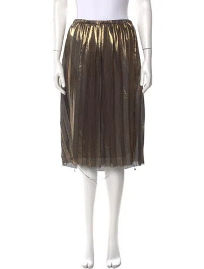 Pre-owned Isabel Marant Knee-length Skirt In Gold