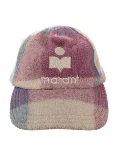 Pre-owned Isabel Marant Knitted Baseball Cap In Purple