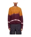 Isabel Marant Knitted Cotton-blended Sweater In Brown