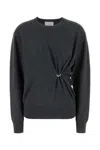 Isabel Marant Ilaria Wool And Cashmere Blend Sweater In Gray