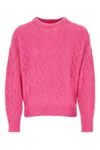 Isabel Marant Fucsia Alpaca Blend Anson Sweater In Pink