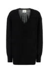 Isabel Marant Maglione Larana In Misto Seta Nera Donna In Black