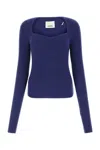 Isabel Marant Blue Wool Blend Bailey Sweater In Blue