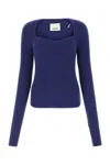 Isabel Marant Blue Wool Blend Bailey Sweater In Blue
