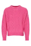 Isabel Marant Fucsia Alpaca Blend Anson Sweater In Pink