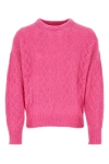 Isabel Marant Fucsia Alpaca Blend Anson Sweater In Pink