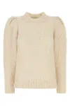 Isabel Marant Alpaca Blend Emma Sweater With Puff Sleeves In Neutral