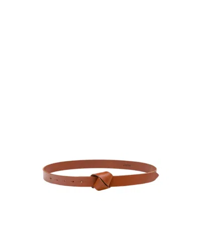 Isabel Marant Knotted Belt In Brown